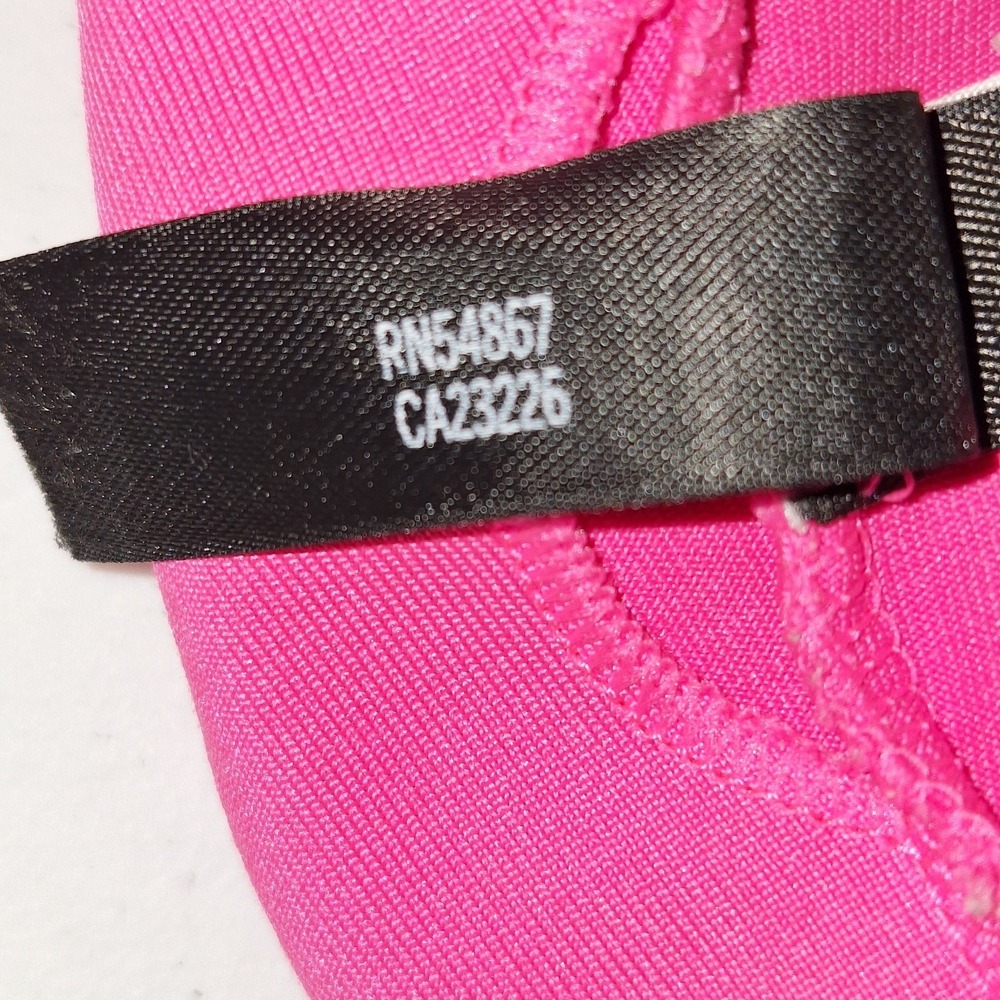 Victoria's Secret PINK Seamless Ribbed Sports Bra Bralette Hot Pink Size M - Picture 8 of 16